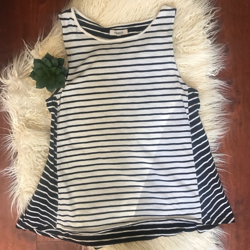 Madewell Contrast Sleeveless Top